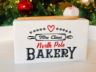 Mrs Claus Bakery Sign with Spoon