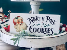 Load image into Gallery viewer, Vintage North Pole Cookie Sign
