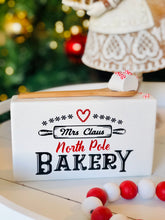 Load image into Gallery viewer, Mrs Claus Bakery Sign with Spoon
