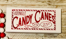 Load image into Gallery viewer, Kringle Candy Cane Tiered Stand Sign
